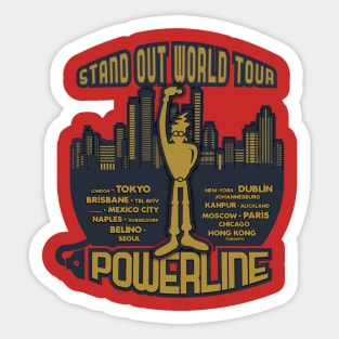 Stand Out World Tour Sticker